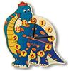 Dida - Dinosauro, Orologio da Parete per Bambini con Animali in Legno, Arreda e Rallegra la Cameretta dei Bimbi e ogni Ambiente della Casa, Prodotto Made in Italy