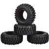 KINGCOO Pneumatici RC per auto, 4 pezzi RC Crawler in gomma da 1,9 pollici, per 1:10 RC Rock Crawler Parti per Axial SCX10 D90 TF2 TRX4 Tamiya Gen8 (96 mm)