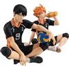 Jilijia Haikyuu Figura Hinata Shoyo Posizione Seduta, Tobio Kageyama Modello PVC Desktop Ornamenti