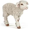 Papo - Statuina Agnello Merino Realistica - 3 Anni + - Collezione Vita in Fattoria - Gioco Educativo Giovani Animali - Idea Regalo Giocattolo Bambina Bambino