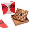 Rombol Wooden Reversi Game - White and Black Pieces