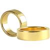 Generic Anello magnetico inciso PK con trucchi magici magici appear vanish magic close up accessori stradali illusioni espediente puntello mentalismo (dorato, 21 mm)