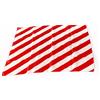 Rebetomo Zebra Silk (nero e bianco/rosso e bianco) Magic Tricks 45 cm 60 cm strisce di seta 100% pura seta, vestito per bastoni, accessori magici, espedienti (45 x 45 cm, rosso e bianco)