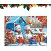 Generico Puzzle | Gioco Festivo Da 1000 Pezzi | Giocattolo Puzzle Con Pupazzo Di Neve Invernale | Per Uomini Amici Compleanno Anno Nuovo Casa Appartamento Sala Da Pranzo Camera Da