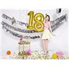 Unknow Palloncino FOIL MYLAR numero 18 colore ORO 35 cm