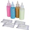 Simba Aqua Gelz 106322567 - Set di ricarica per fai da te, 3 bottiglie di gel colorato, 1 bottiglia di gel colorato Glow in The Dark da 100 ml, 4 additivi per acqua, a partire da 8 anni