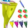 Generic Granny Pants - Pantaloni da giardino portatili, divertenti pantaloni elastici giganti, set con 4 palline rimbalzanti, pantaloni per nonne, feste in giardino, riunioni di famiglia, giochi notturni
