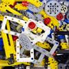 TEESE 2 libbre Technic-Bulk-blocks, compatibile con Lego-Technic-parts, Technic-Beam-Gears-Axles-Pins, Frame-Wheels-Tires-Tracks (colore casuale, modello casuale)