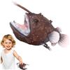 Generico Modello di rana pescatrice - Giocattolo realistico di animali marini, statuetta portatile di creatura oceanica | Modello educativo di animali marini per bambini, giocattolo didattico, bomboniera,