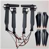 AYrMtH Pezzo di ricambio for drone RC adatto for lama dell'elica KF104 MAX 2 e braccio motore con parte motore Accessorio for quadricottero RC KF104 MAX 2(Set 01)