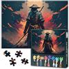 TISHIRON Guerriero Puzzle 1000 pezzi, Samurai con la spada puzzle per adulti, 1000 pezzi per adulti, puzzle impossible gioco di abilità per tutta la famiglia, 70 x 50 cm