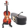 Odoria 1/6 Miniatura Violino con Supporto, Arco e Caso Strumento Musicale de Musique di Casa Delle Bambole
