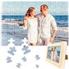 Muralscape Puzzle personalizzati per adulti, 70 pezzi, 15,2 x 20,3 cm, puzzle personalizzato con cornice Burlywood, puzzle personalizzato in legno, idee regalo per famiglia, animali domestici, matrimoni, lauree