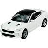 Generisch Welly modello auto compatibile con KIA Stinger berlina bianca dal 2017 ca 1/34 - 1/39 Metal Model Auto Die Cast Nuovo in scatola