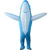 Takefuns Costume gonfiabile, costume da gioco di squalo, tuta per Halloween, cosplay, regalo divertente per bambini, giocattolo per feste di Natale e Carniva