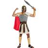 Funidelia | Costume da gladiatore da per uomo Roma, Gladiatore, Centurione, Culture & Tradizioni - Costume per Adulto e accessori per Feste, Carnevale e Halloween - Taglia S - M - Marroni