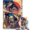 LKASGCBY Puzzle da 1000 pezzi per adolescenti Ragazza anime giapponese Allena il tuo cervello e le tue mani Lista dei desideri con Babbo Natale 38x26cm