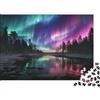 NQHXLRUDC Aurora Puzzle Da 1000 Pezzi Per Adulti Puzzle Da 1000 Pezzi Puzzle Da 1000 Pezzi Giochi Educativi Decorazione Della Casa Puzzle Può Essere Usato Come Regalo 1000pcs (75x50cm)