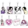 JUSONGKWCP 8 Pcs Portachiavi Na Na Osaki Komatsu Anime Na Na Figure Carino Portachiavi Ciondolo Acrilico Keychain Borsa Deco