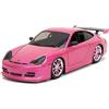 Jada Pink Slips 1:24 W2 Porsche 911 GT3RS auto pressofusa con base, giocattoli per bambini e adulti (rosa)