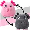 corimori Axolotl Spotl & Pebbles - Rosa Grigio 16 cm