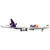 NATEFEMIN Carta MD-11 Air Plane 3D Modello di aeromobile Modello 1:100 Modello di simulazione di modello di mostra di scienza (kit di smontaggio) Modello di visualizzazione