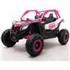 WITIT INTERIORS WITIT Auto Automobile ELETTRICA Radiocomandata ATV Buggy off-Road per Bambino Bambina Bambini XSDU-808 24V 7Ah Arancione o Rosa 4 Motori, Bluetooth, USB, LED, Telecomando, carico Max 30 kg (Rosa)