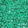 Waldfelsen® - Dadi di di alta qualità da 16 mm in 15 colori (50 pezzi, verde)