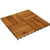 WELL HOME MOBILIARIO & DECORACIÓN Well Home 9 Piastrelle 30x30x0,1cm in legno di acacia effetto teak