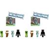 Jada Personaggi Minecraft 2,5, onda 3, selezione casuale di Alex, Steve,Creeper e Enderman Figure (Confezione da 2)