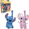 Lexibook, Disney Stitch, walkie-Talkie Stitch e Angel 3D, Portata 500 m, 2 canali di Comunicazione, Clip da Cintura, Blu/Rosa, TW18D1LXB