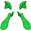 Peixiong 4 pagaie posteriori per controller PS5 Edge, pagaie posteriori in metallo intercambiabili, pulsanti di trigger metallici di ricambio per controller PS5 Edge (verde)