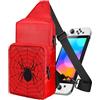 Lotadilo Borsa da viaggio per Nintendo Switch/Lite/OLED per adolescenti ragazzi bambini ragazze carino interruttore zaino trasporto tracolla tracolla borsa da gioco grande capacità portatile per