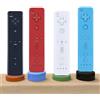 RETROSUN Telecomando di ricambio con Motion Plus e Nunchuck integrati, compatibile con Nintendo Wii/Wii U Remote Controller con Gamepad Joystick e custodia in silicone e cinturino da polso (bianco)