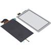 Generic Pannello Display LCD Sostitutivo per Lite Parti di Riparazione Durevoli Facile Installazione, Schermo LCD e Touch Screen per Lite (Bianco grigio)