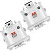 GAOHOU 2Pcs adattatore Motion Plus Acceleratore sensore Motion Plus Compatibile con Nintendo Wii telecomando