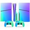 YLMKMVLCZC Pelle Decalcomania Per PS5 Slim Skin Disc Edition Console E Controller Vinyl Cover Skins Wraps Resistente Ai Graffi Compatibile No Shrinkage Forte Adesione 36328 Avvolgimento Della Pelle