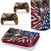 PDURMBUAB Nessuna Schiuma Nessuna Bolla Pelle Decalcomanie Anime Console Per PS5 Disk Edition 2 Controller Pellicola Vinile Avvolge, Durevole, Resistente Graffi 12598