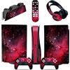 LNMLRBXEXZ Adesivo Skin Per PS5 Console Disc Edition & Digital Sticker Vinyl Decal Cover Per Ps5 Controller & Charging Station & Headset & Media Remote 98855 Decalcomania Per Cover(Digital Edition)