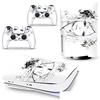 GALSOR Protettivo Decal Skin Per PS 5 Disk Edition Console 2 Controller Vinile Cover Skin Wraps Per PS5 Disc Version 24668 Senza Bolle E Senza Residui