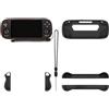 Generico Per Retroid Pocket 5 Custodia Protettiva in Silicone Anti-caduta e Antigraffio, Custodia Morbida Tinta Unita per Console di Gioco Retro Pocket 5. (Nero)