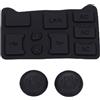 Dpofirs Set di Tappi Antipolvere per Console 2 2025 da 7,9 Pollici, Neri, a Lunga Durata, Antipolvere, per Tutte le Interfacce e i Joystick