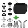 BITFUNX Accessori per Xbox One Elite Series 1 - Thumbsticks magnetici in metallo di ricambio per Xbox One Elite Series 1, include 6 diversi stick analogici in metallo, 4 palette, 2 D-pad, 2 basi