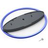 Generico Vertical Stand for PS5 PRO/PS5 Slim/for PS5 Consoles, for PS5 Console Disc and Digital Editions Universal Upright Round Dock Base Desktop Bracket Holder (Blu)