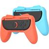VGBUS Confezione da 2 impugnature Joy-Con per Nintendo Switch 2 (2025), design ergonomico, kit di impugnature per controller per Switch 2. (confezione da 2, arancione e blu)