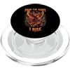 Resilient Phoenix Art Le fiamme della fenice risorgono dalle ceneri I Rise Rebirth PopSockets PopGrip per MagSafe