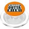 Straight Outta Miami Vintage City Pride Direttamente dalla città angosciata vintage di Miami PopSockets PopGrip per MagSafe