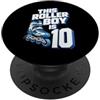 Roller Birthday Apparel Roller Boy - Pattinatore per decimo compleanno, per 10° compleanno PopSockets PopGrip Adesivo