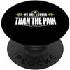Triathlete Family Matching Race Day Crew Supporto per triathlon Crew Swim Bike Run Race Day PopSockets PopGrip Adesivo