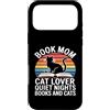 Quiet Nights Reading Cat Mom Books Custodia per iPhone 17 Pro Max Prenota Mamma Amante Gatto Quiet Nights Libri E Gatti